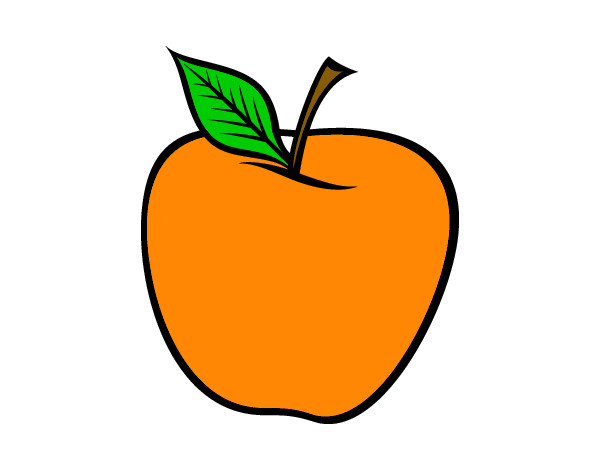 maçã laranja