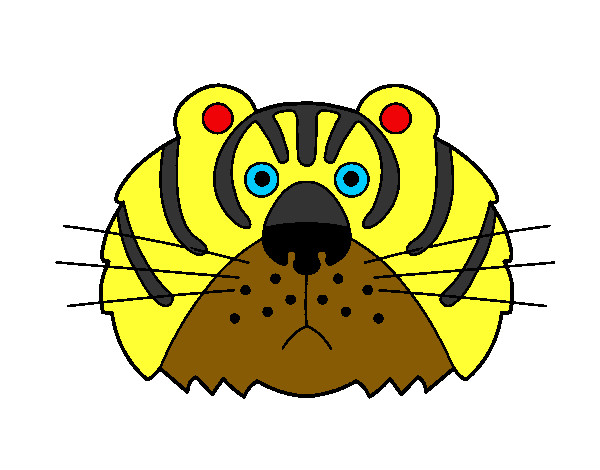 Desenho Tigre III pintado por TONYGROSSO