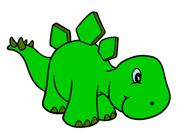 Desenho de desenho de dinossauro pintado e colorido por poly o dia 16 de  Janeiro do 2012