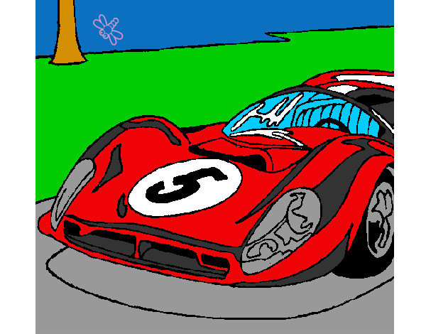 Desenho Automóvel número 5 pintado por emerson 