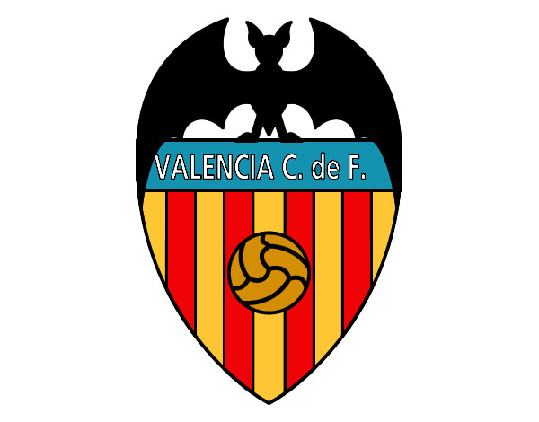 Desenho Emblema do Valência F.C. pintado por arthur