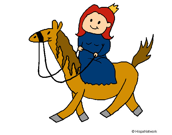 Princesa cavalgando