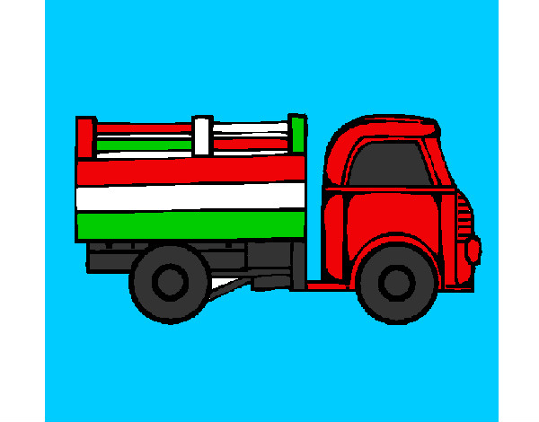 Desenho Camioneta pintado por marcelinho