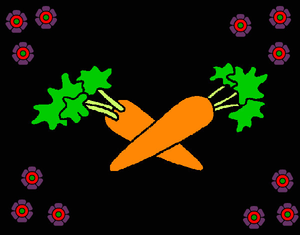 Desenho Cenoura pintado por nayarinha
