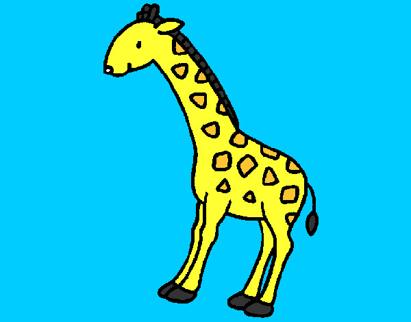 Desenho Girafa pintado por gabyzynh