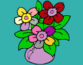 Desenho Jarro de flores pintado por Isa2007