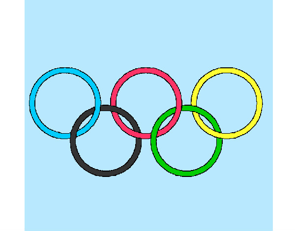 Desenho de olimpiadas pintado e colorido por Poppet o dia 28 de