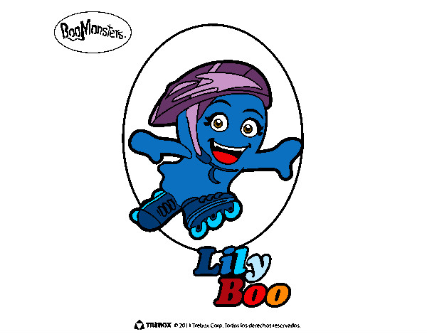Desenho LilyBoo pintado por dudapellic