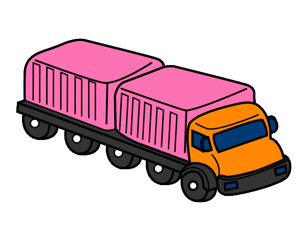 Desenho Caminhão largura pintado por marcelinho