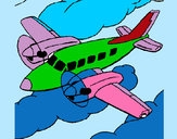 Desenho Avioneta pintado por Nilza