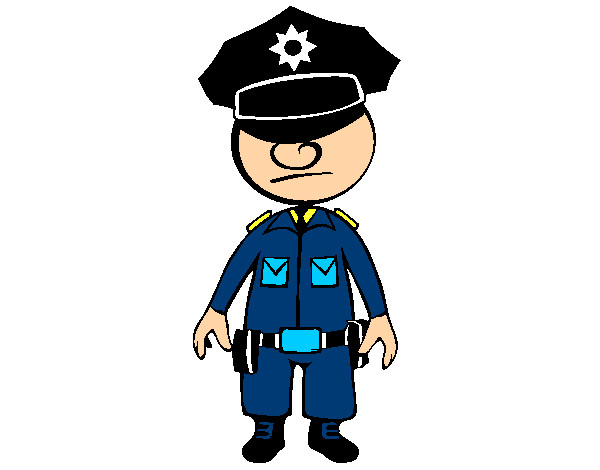 Desenho Agente de polícia pintado por VITORHUGOC