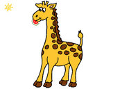 Desenho Girafa 4 pintado por pipi
