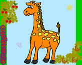 Desenho Girafa 4 pintado por SarahElen