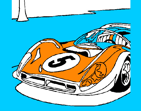 Desenho Automóvel número 5 pintado por Giovanni