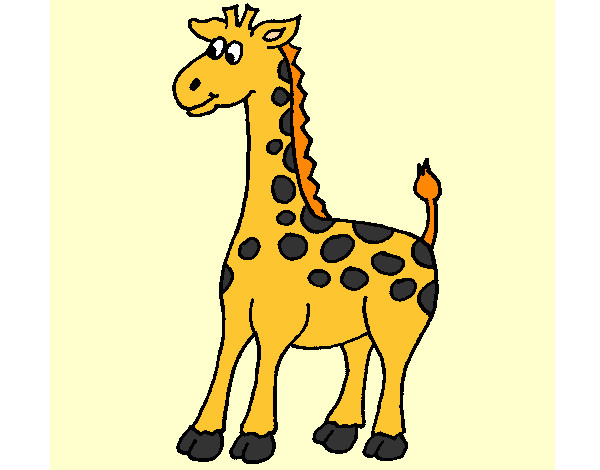 Desenho Girafa 4 pintado por marilia