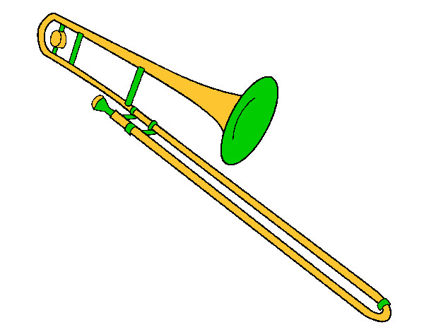 Desenho Trombone pintado por elton