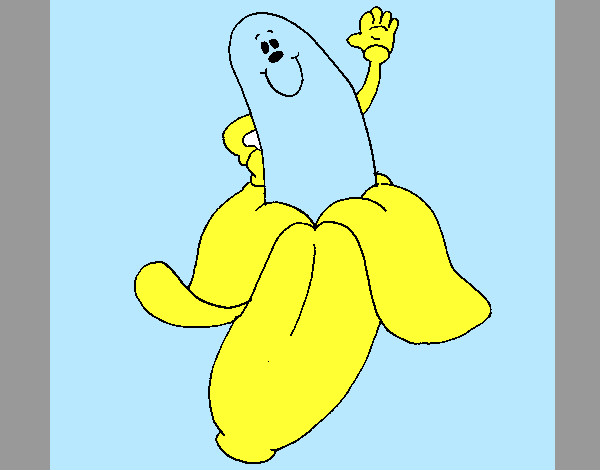 Desenho Banana pintado por Guiherme