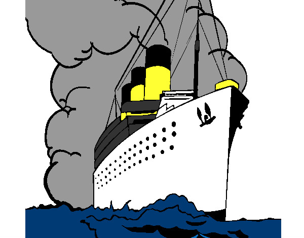 Titanic desenhado por:Ana clara Andrade
