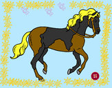 Desenho Cavalo 5 pintado por Caua