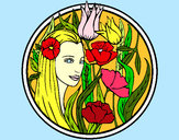 Desenho Princesa do bosque 3 pintado por rosemms