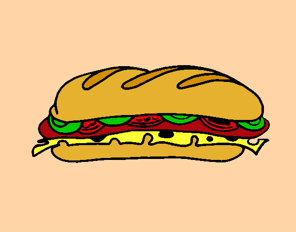 Desenhos Hora Do Lanche Fast Food para colorir Para Colorir