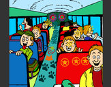 Desenho Autocarro escolar pintado por Biel2005
