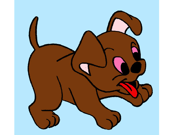 Desenho Cachorro pintado por moninha