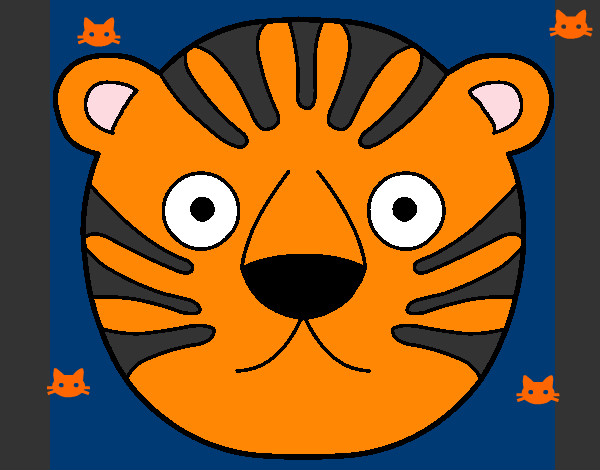 Desenho Tigre II pintado por titicali