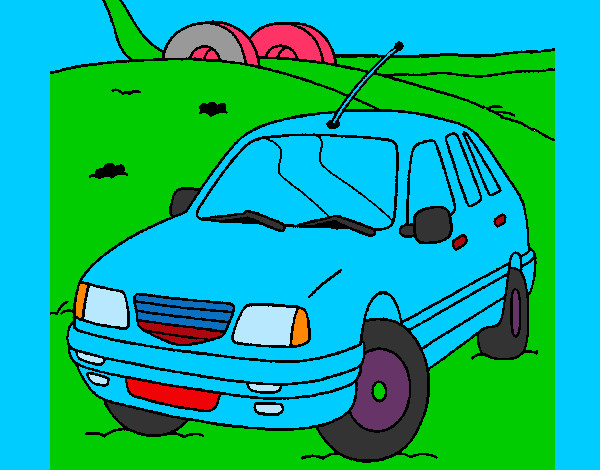 Carro azul
