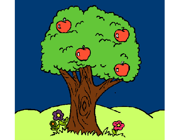 Desenho Macieira  pintado por Pancakey