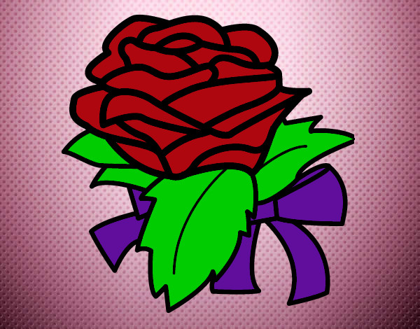 Desenho Rosa, flor pintado por SOFIAV
