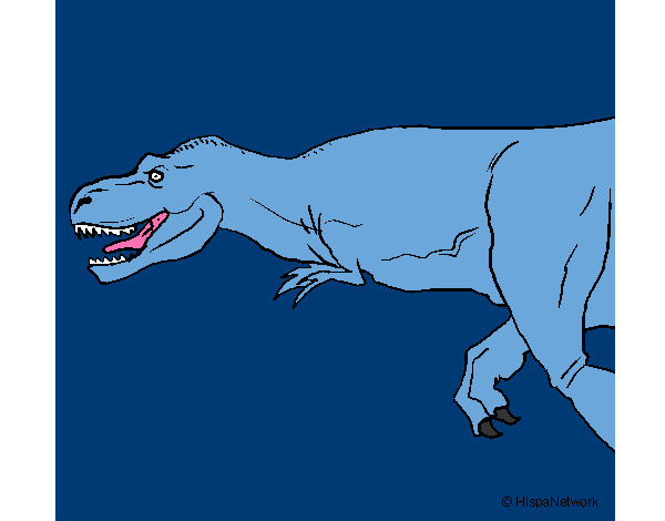 Desenho Tiranossaurus Rex pintado por Pancakey
