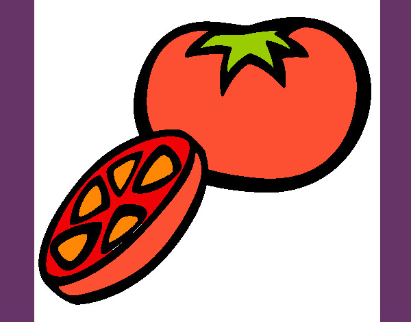 tomate e fatia