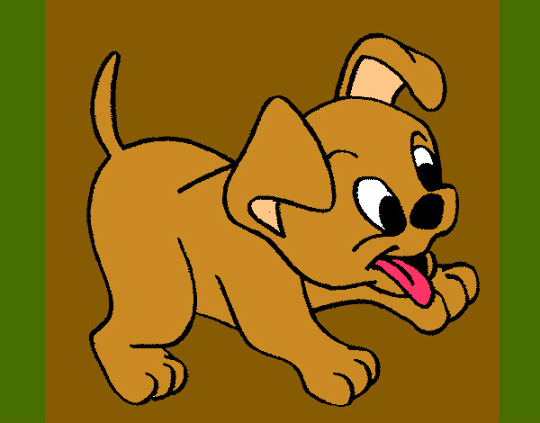 Desenho Cachorro pintado por franciele 