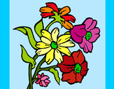 Desenho Flores pintado por jacke