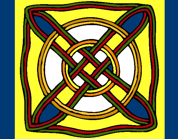 Desenho Mandala 40 pintado por Ivelise