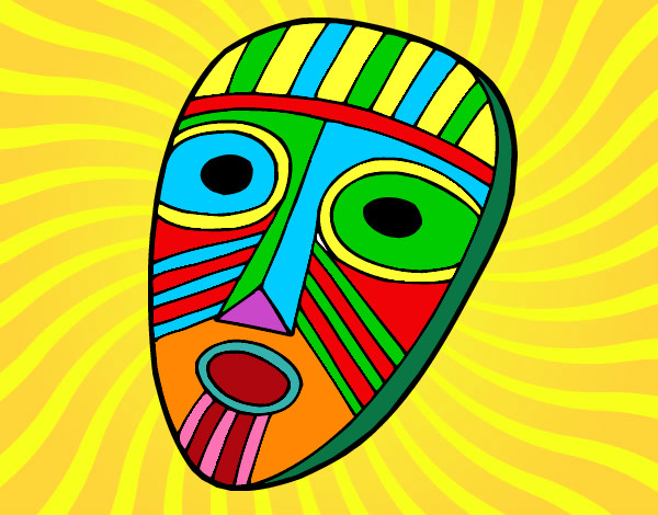 Desenho Máscara de surpresa pintado por Matheus-F