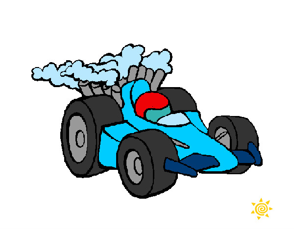 Desenho Carro de Fórmula 1 pintado por ediuilson