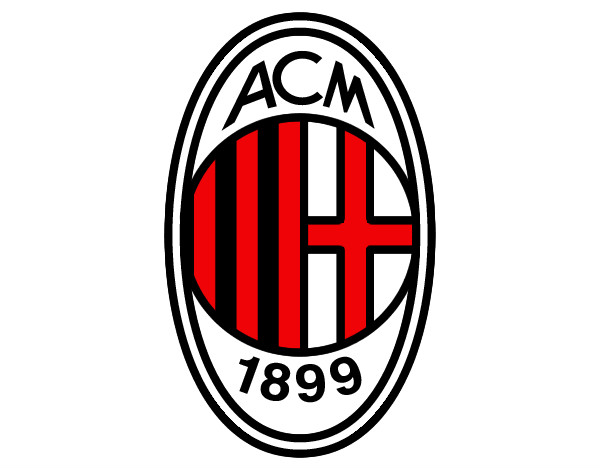 Desenho Emblema do AC Milan pintado por tiger12