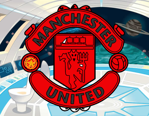 Desenho Emblema do Manchester United pintado por tiger12