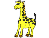 Desenho Girafa 4 pintado por suzani