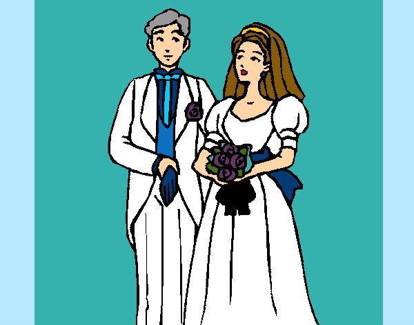 Desenho Marido e esposa III pintado por AmandaFofa