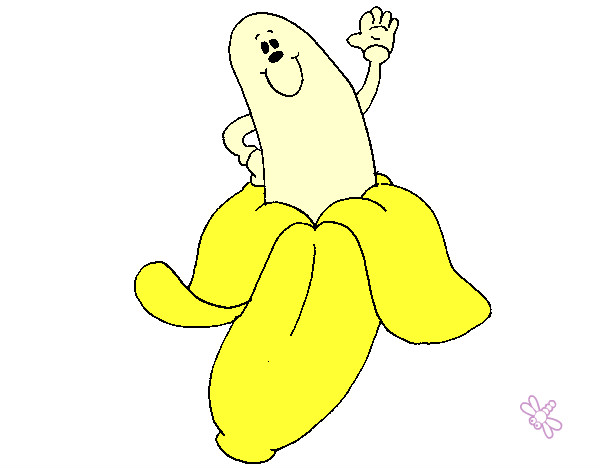 Desenho Banana pintado por Izabelinha