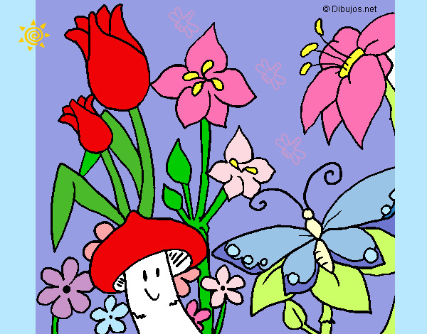 Desenho Fauna e Flora pintado por Avril