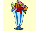 Desenho Jarro de flores 2a pintado por Ninanina