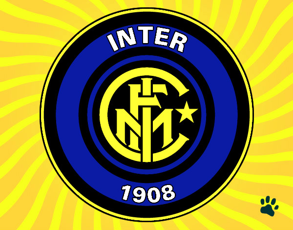 Desenho Emblema do Inter de Milão pintado por LucianoNG
