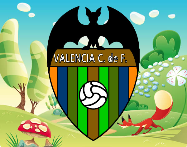 Desenho Emblema do Valência F.C. pintado por visjn
