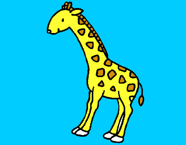 Desenho Girafa 2 pintado por mariarita