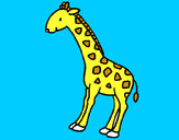 Desenho Girafa 2 pintado por mariarita