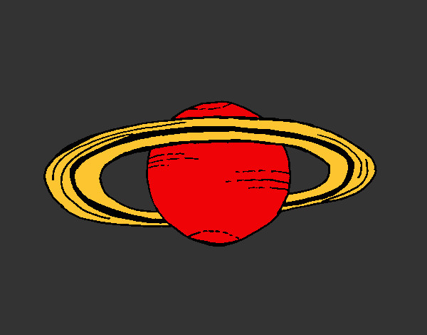 Desenho Saturno pintado por melissa08